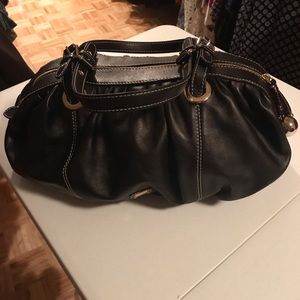 Black Leather Moschino